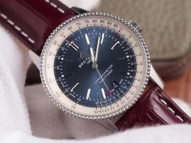 百年靈哪個廠手錶高仿錶的好 tf廠手錶百年靈航空計時1 藍盤￥3980