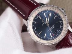 百年靈哪個廠手錶高仿錶的好 tf廠手錶百年靈航空計時1 藍盤￥3980