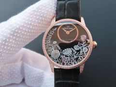 雅克德羅報時鳥復刻手錶 TW廠雅克德羅藝術工坊繫列J005003221女士腕錶￥2880