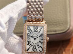 法蘭克穆勒復刻手錶對比 ABF廠法蘭克穆勒LONG ISLAND 952 鋼帶版￥2880