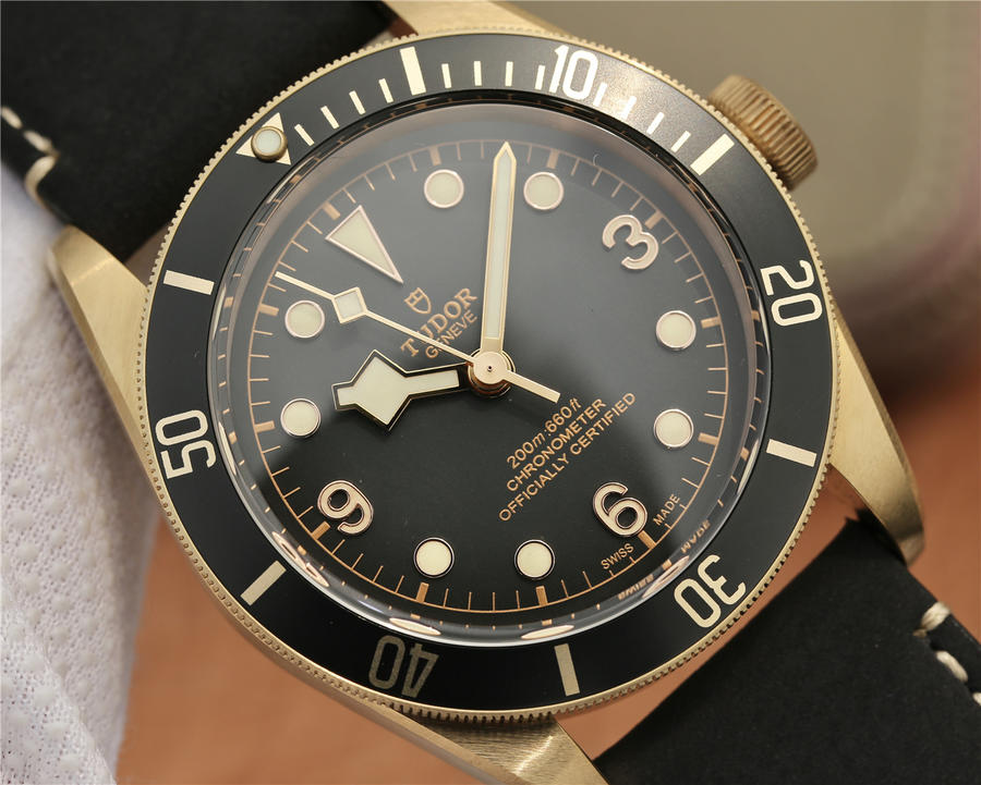 復刻手錶錶帝舵 XF帝舵碧灣青銅型貝克漢姆同款M79250BA-0001￥3980-復刻手錶