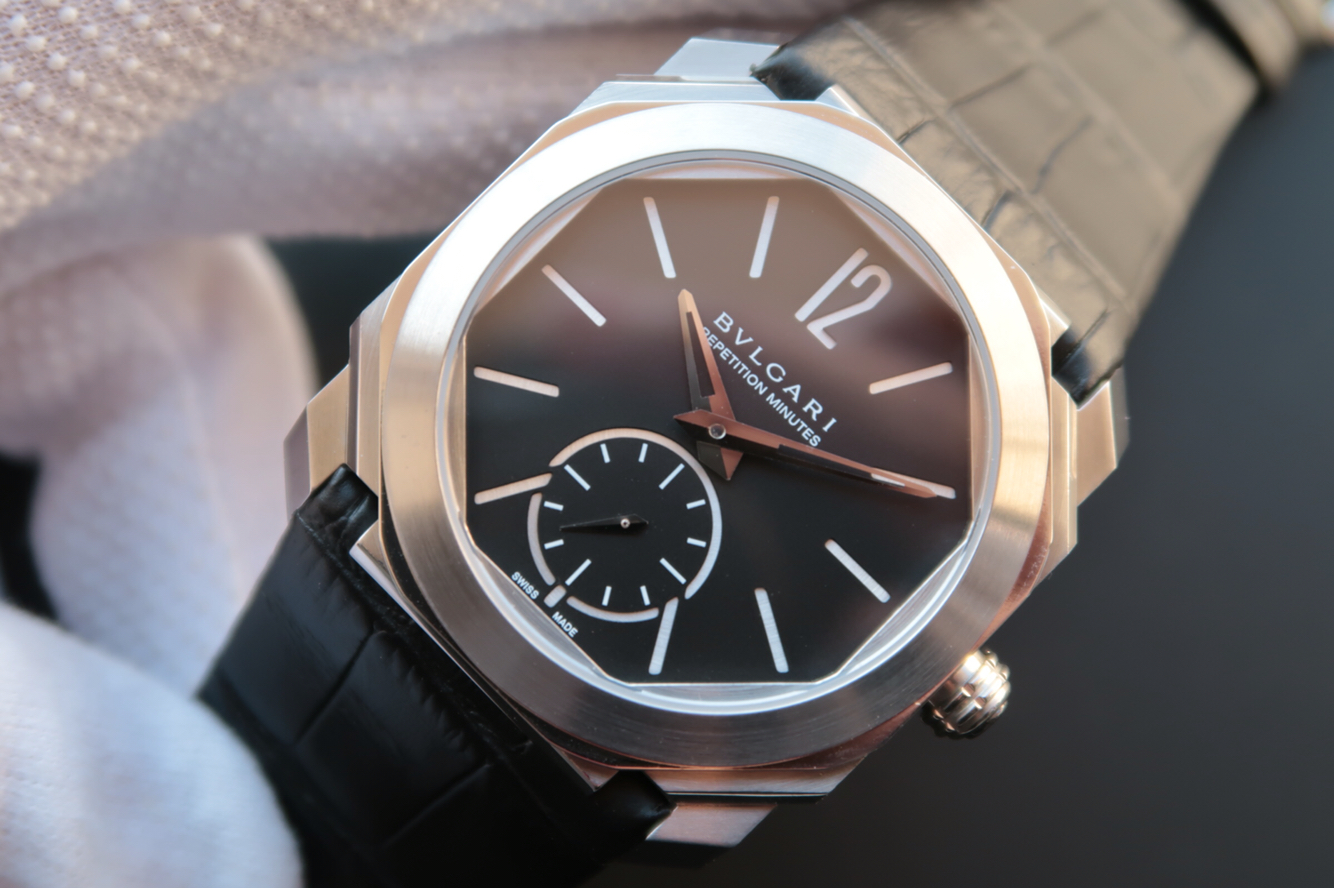 寶格麗復刻手錶錶怎麽樣 寶格麗全新OCTO繫列102559超薄腕錶￥2980-復刻手錶