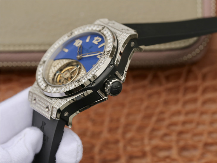 宇舶大爆炸繫列真陀飛輪鉆石版人工鑲鉆￥8800-復刻手錶