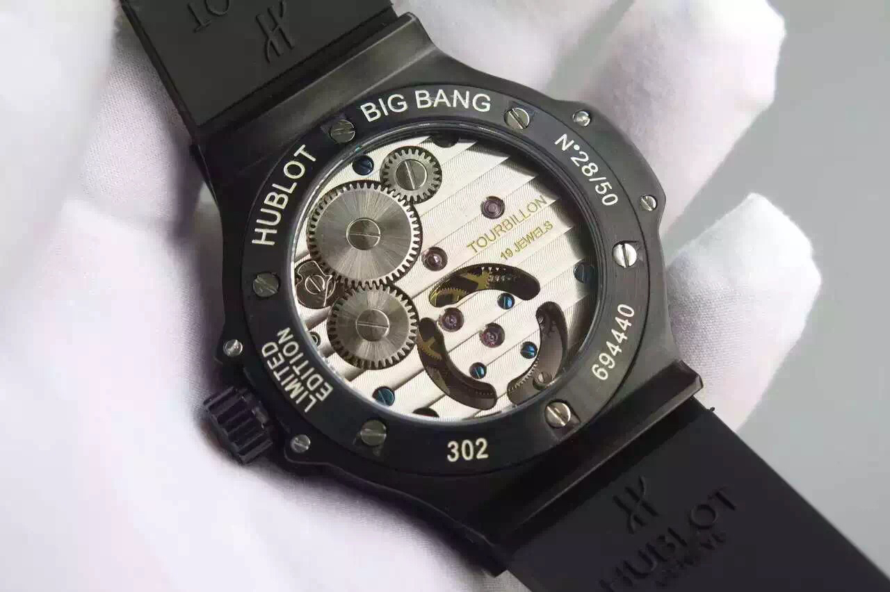 bm廠陀飛輪 宇舶錶原裝手動上鏈機械，透底￥6880-復刻手錶