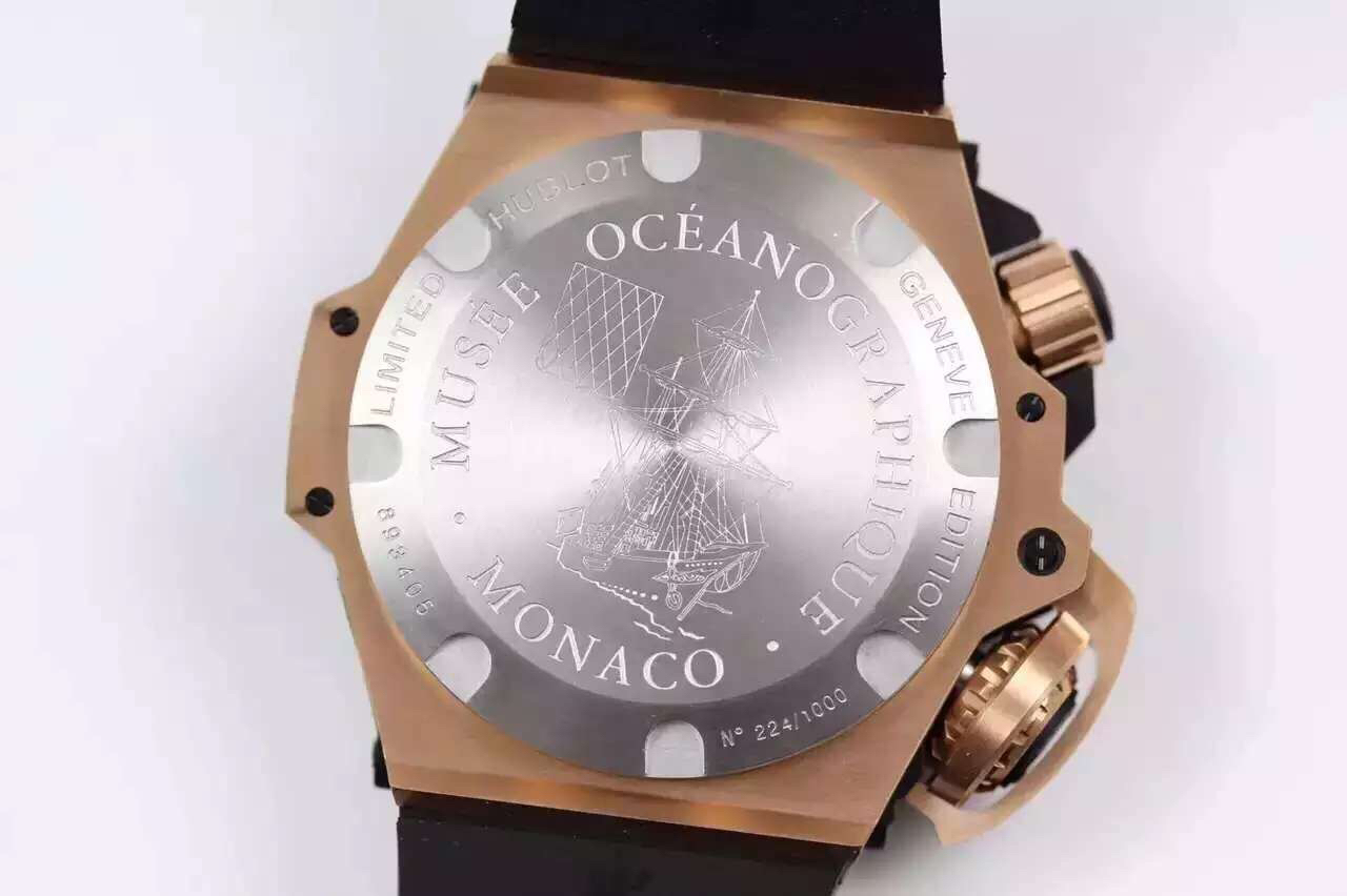 V6廠宇舶Hublot 繫列King Power Oceanographic 4000腕錶731.OX.1170.RX 玫瑰金￥4480-復刻手錶