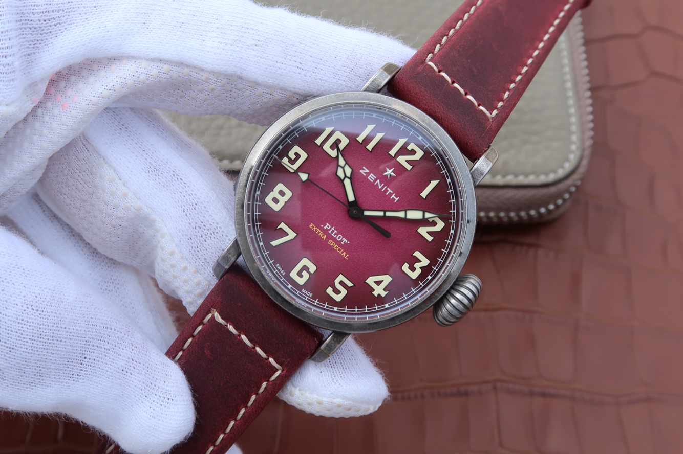 高仿真力時大飛多少錢 XF真力時飛行員繫列11.1941.679/94.C814￥3180-復刻手錶