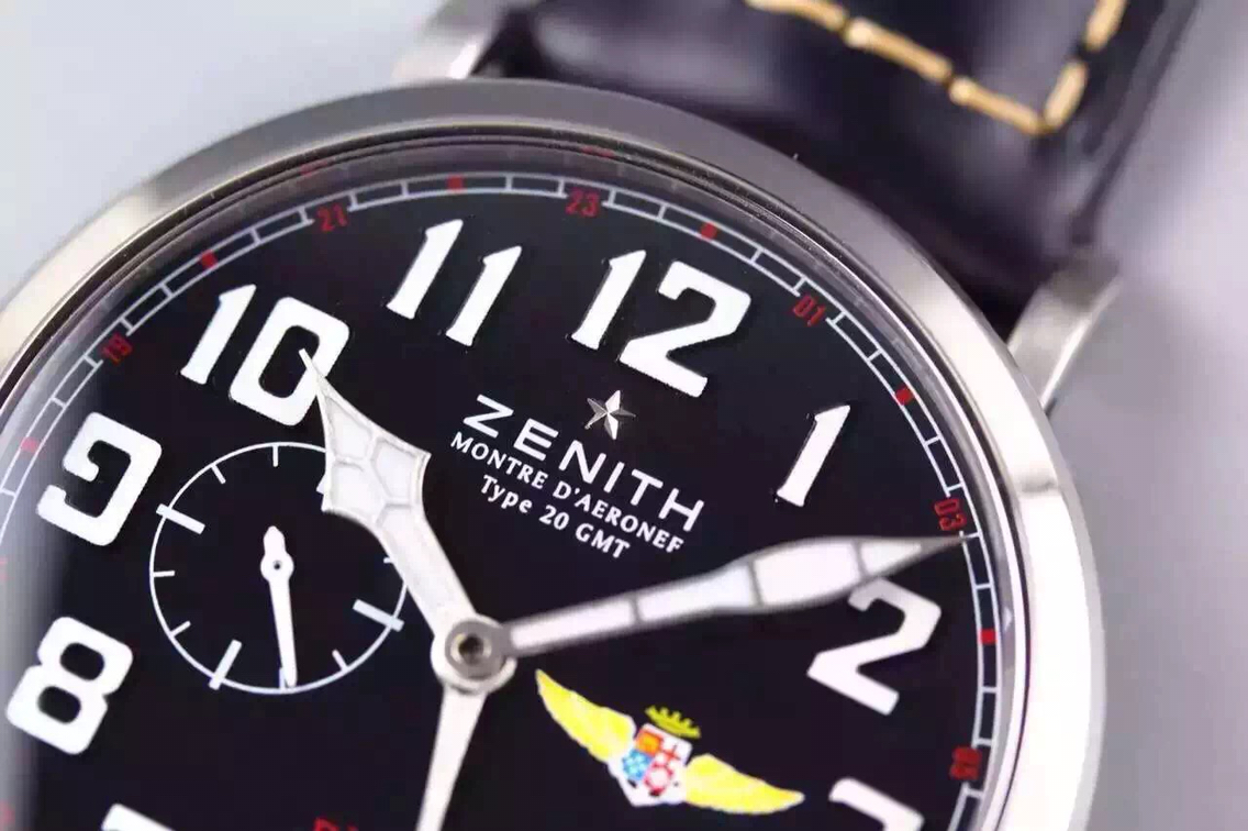 高仿真力時男錶 XF真力時 飛行員男士手錶￥3180-復刻手錶