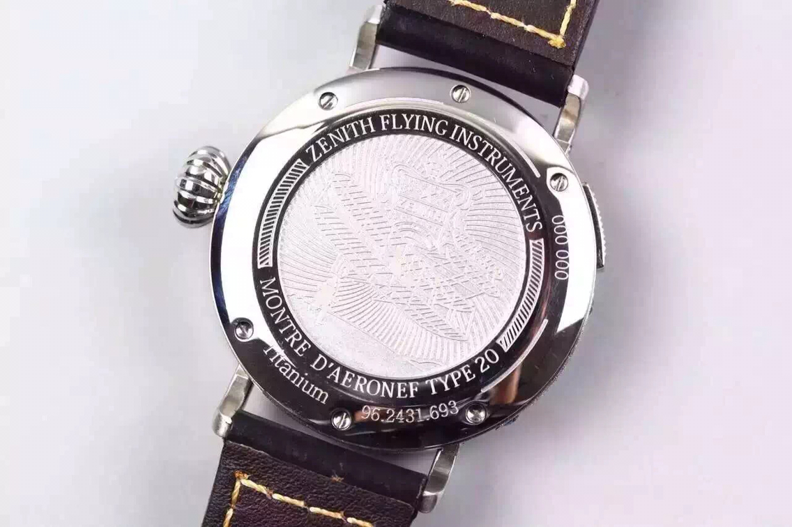 高仿真力時男錶 XF真力時 飛行員男士手錶￥3180-復刻手錶