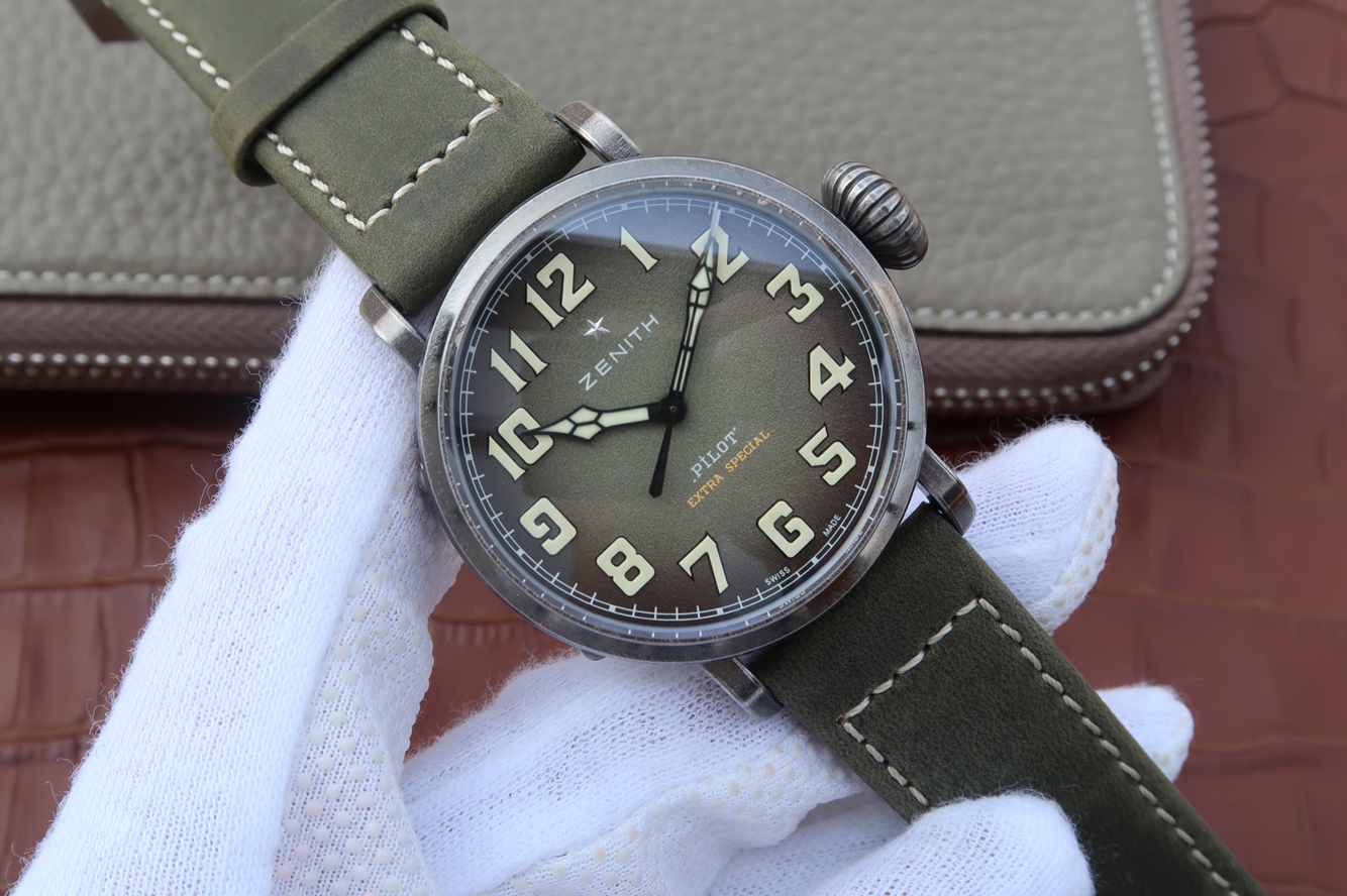 高仿真力時手錶怎麽樣 XF真力時飛行員11.1940.679 / 93.C800復古大飛￥3180-復刻手錶