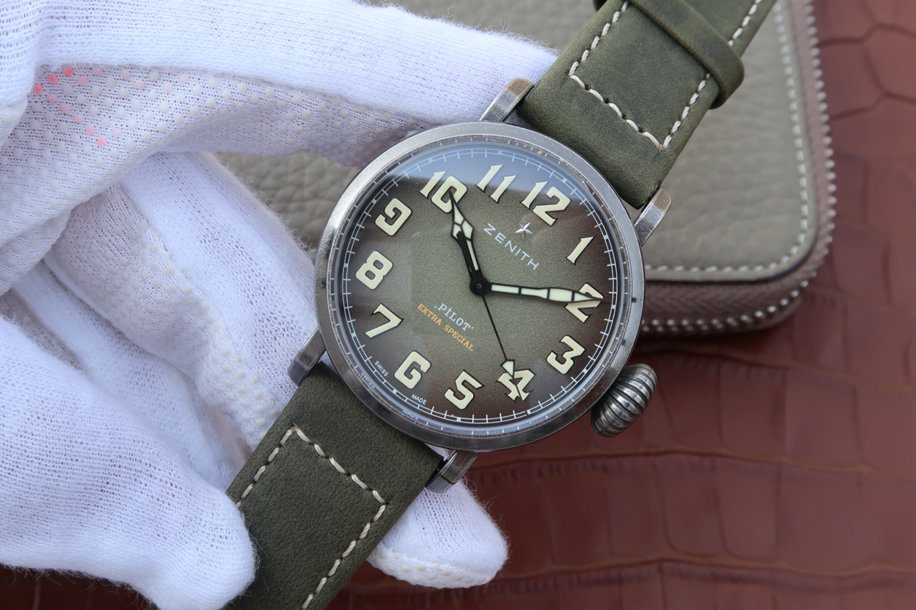 高仿真力時手錶怎麽樣 XF真力時飛行員11.1940.679 / 93.C800復古大飛￥3180-復刻手錶