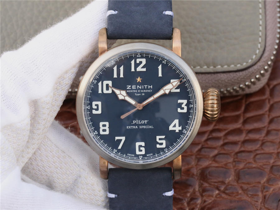 高仿真力時手錶價格 XF真力時飛行員特別限量腕錶￥3180-復刻手錶