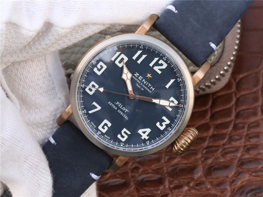 高仿真力時手錶價格 XF真力時飛行員特別限量腕錶￥3180-復刻手錶