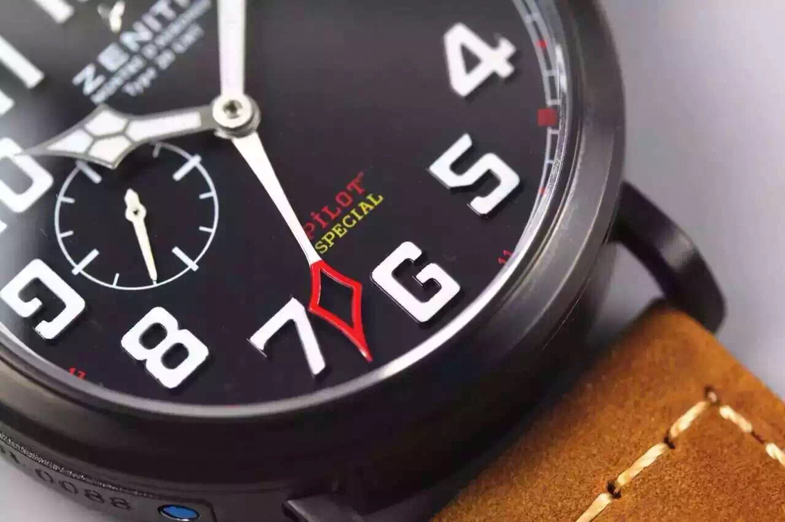 高仿真力時錶 XF真力時 飛行員全自動男士手錶￥3180-復刻手錶