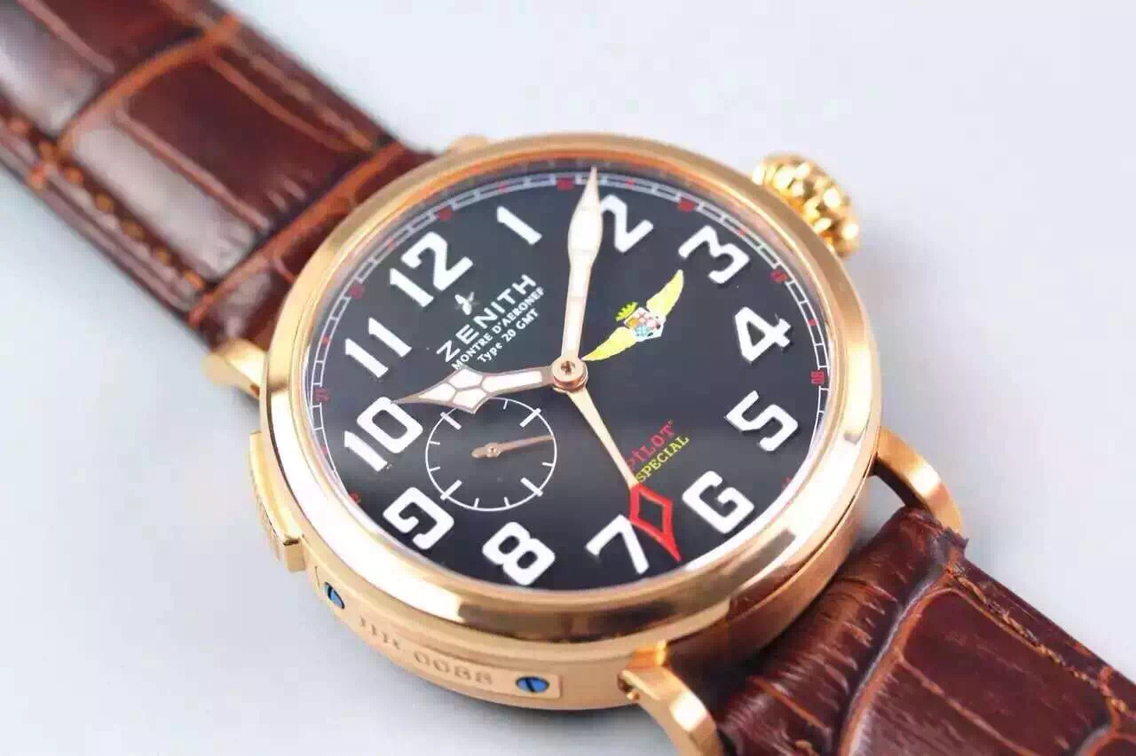 高仿真力時對比 XF真力時 飛行員洋蔥大把頭男士手錶￥3280-復刻手錶