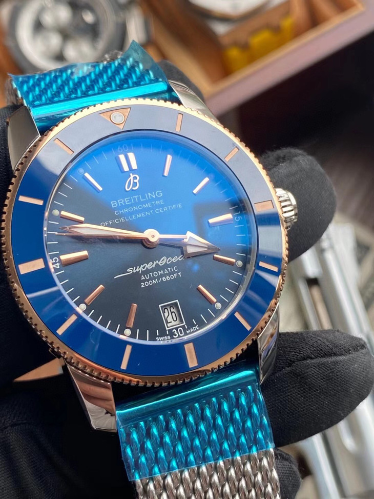 百年靈仿錶 gf百年靈超級海洋文化二代42 UB2010161C1S1￥3480-復刻手錶