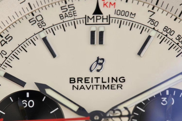 1比1高仿百年靈航空計時手錶 gf百年靈航空計時1繫列 AB0310211G1A1 白盤￥3680 -復刻手錶