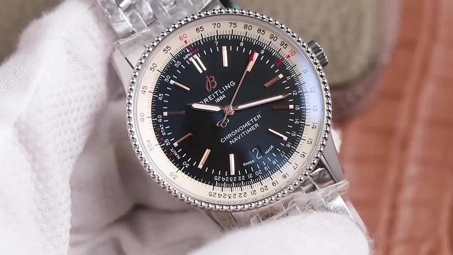 高仿百年靈手錶多少錢 tf廠手錶百年靈航空計時1 黑盤￥3480-復刻手錶