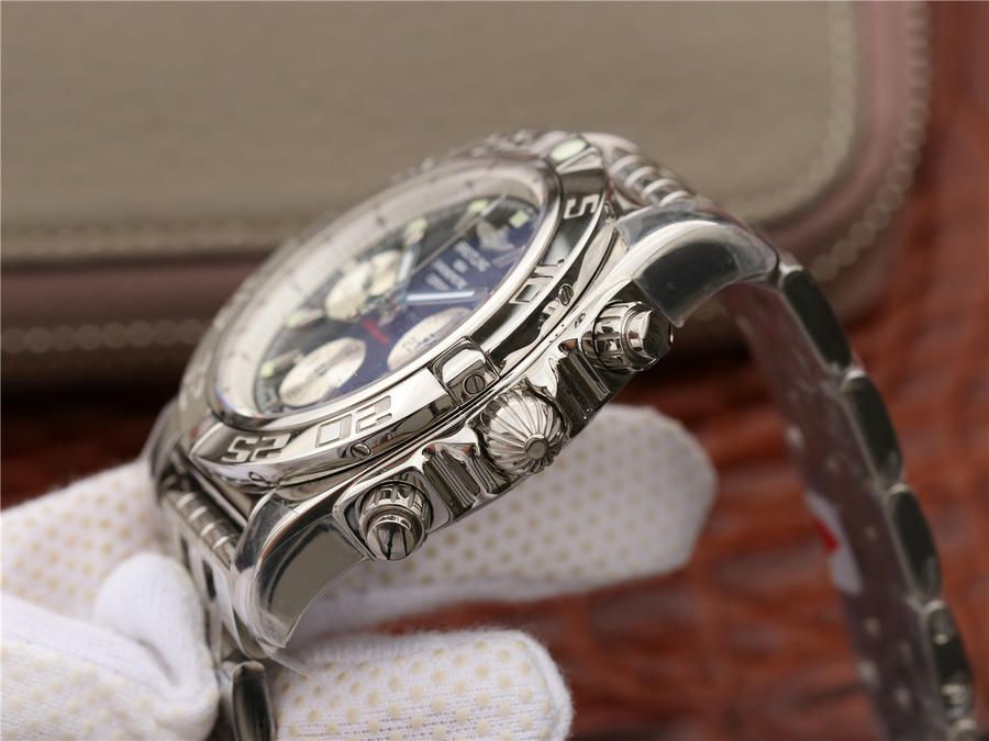 百年靈航空計時復刻手錶 GF百年靈機械計時AB011012/B967/37￥3980-復刻手錶