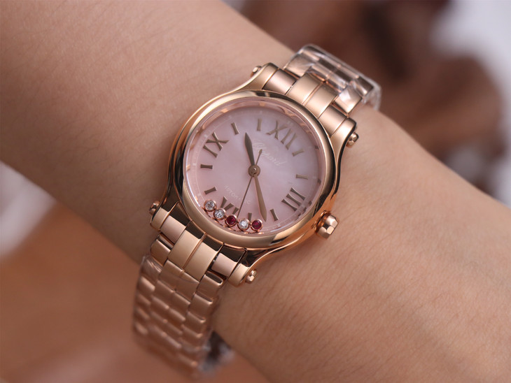 1比1精仿蕭邦快樂鉆女士手錶價格 YF蕭邦278573￥3480-復刻手錶