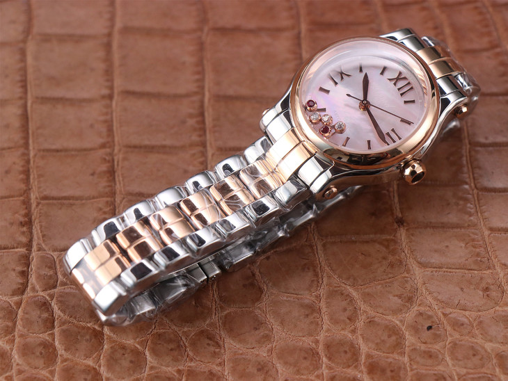 1比1高仿蕭邦快樂鉆女錶什麽價格 YF蕭邦278573￥3480-復刻手錶