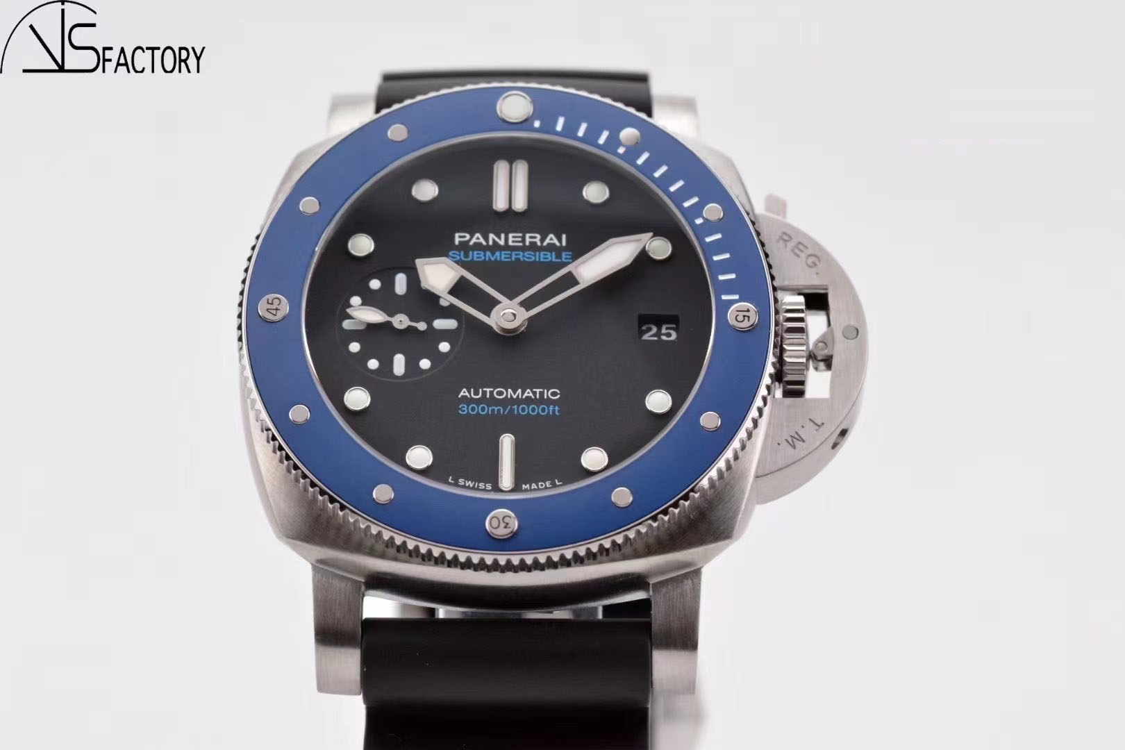 1比1復刻沛納海手錶價格和圖片 VS沛納海PAM01209/PAM1209 小藍鬼￥3680-復刻手錶