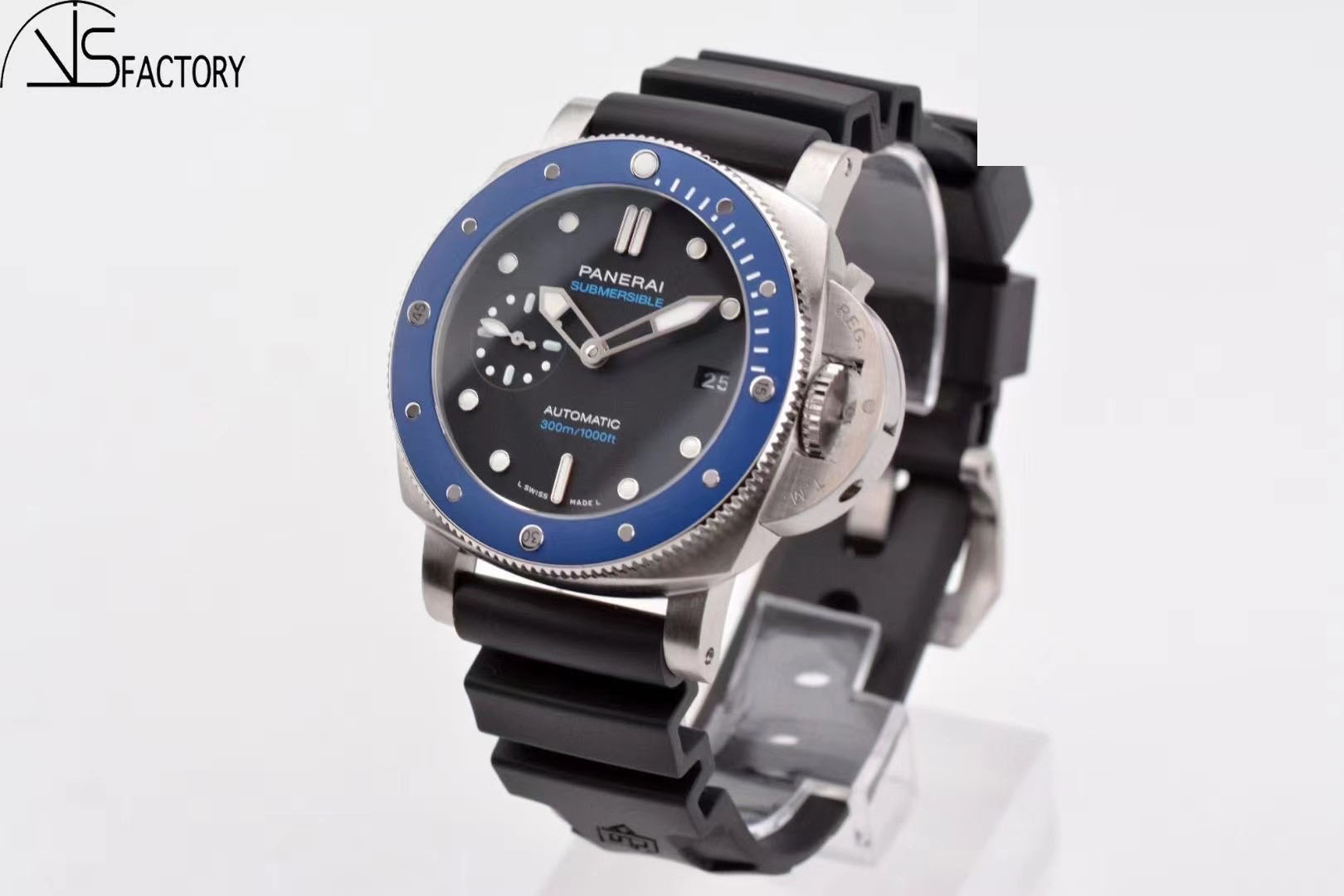 1比1復刻沛納海手錶價格和圖片 VS沛納海PAM01209/PAM1209 小藍鬼￥3680-復刻手錶