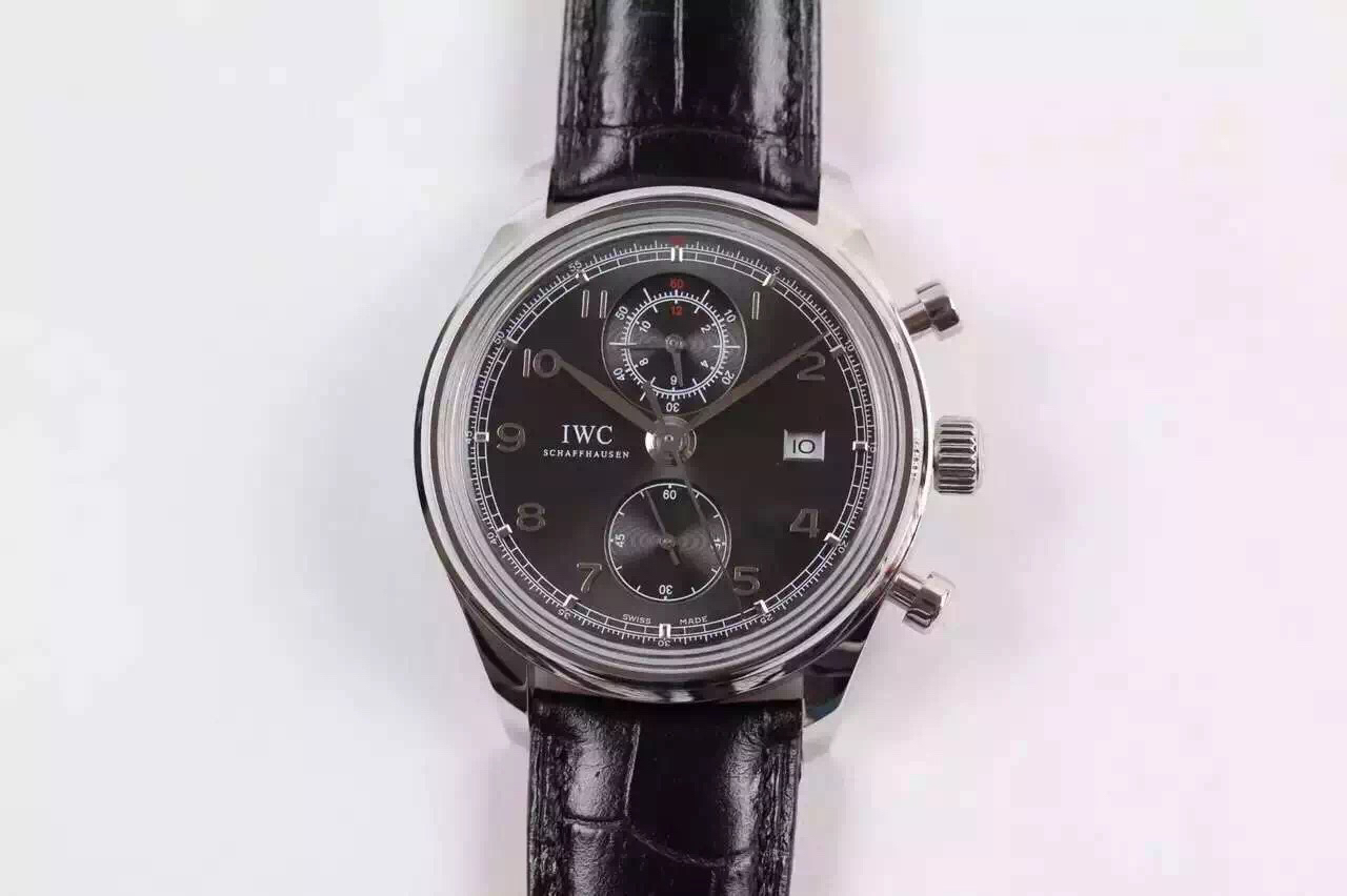 高仿萬國葡萄牙繫列手錶 YL廠萬國IW390404 灰面￥3480-復刻手錶