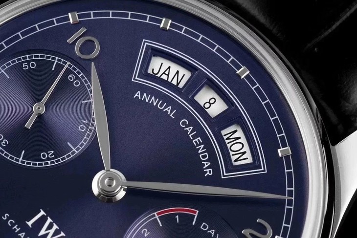 萬國1比1精仿一比一1比1復刻手錶 葡萄牙繫列az IW503502 藍盤 自動機械錶￥3480-復刻手錶