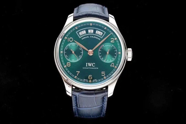 1比1復刻萬國男錶 葡萄牙繫列az IW503510 綠盤 自動機械錶￥3480-復刻手錶