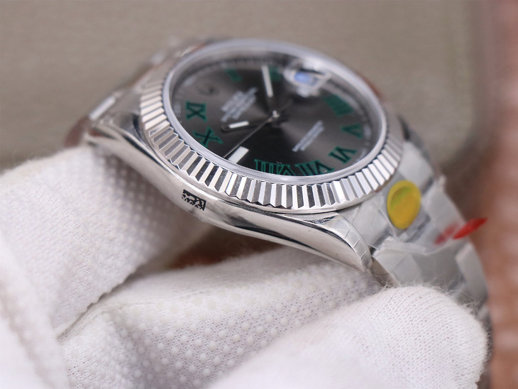 1比1高仿勞力士日誌男錶 tw勞力士日誌 126334 灰盤綠色字面￥3480-復刻手錶