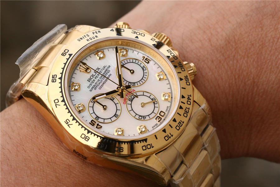 勞力士迪通拿 復刻手錶 價格 jh廠v7勞力士迪通拿116508 全金貝殼紋面￥4480-復刻手錶
