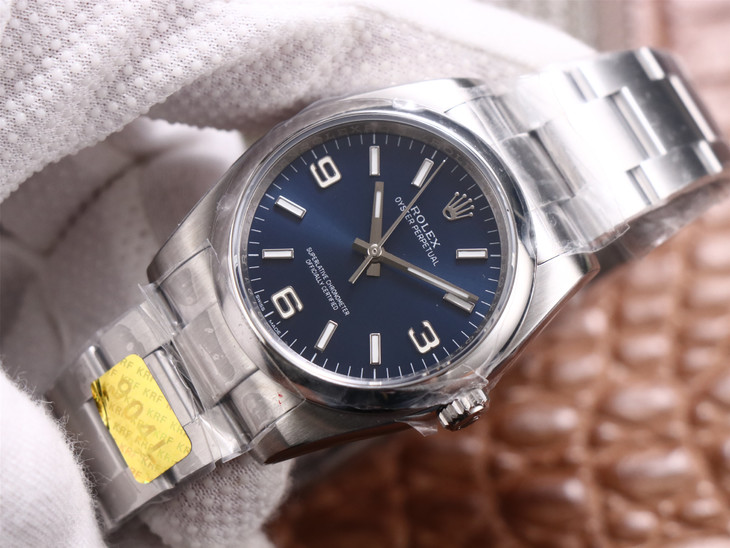 一比一高仿勞力士蠔式恆動錶 KRF廠勞力士蠔式恆動116000 藍盤￥3480-復刻手錶