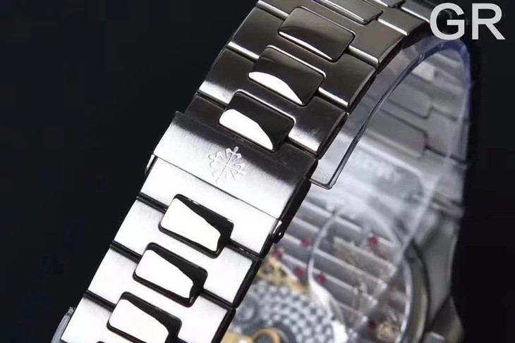 百達翡麗57121比1復刻 gr百達翡麗鸚鵡螺 藍鬼魅跟灰灰幽靈 機械錶￥4880-復刻手錶
