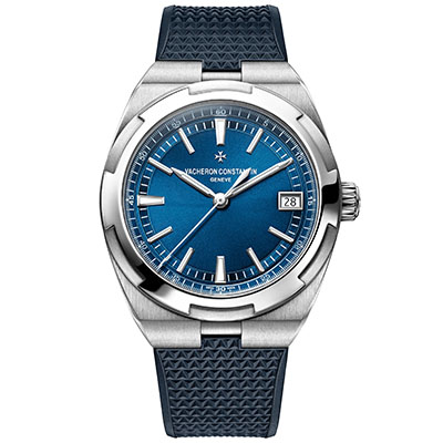 1比1復刻江詩丹頓男錶 8f縱橫四海繫列 4500V/110A-B128 藍盤 橡膠錶帶￥3480-復刻手錶