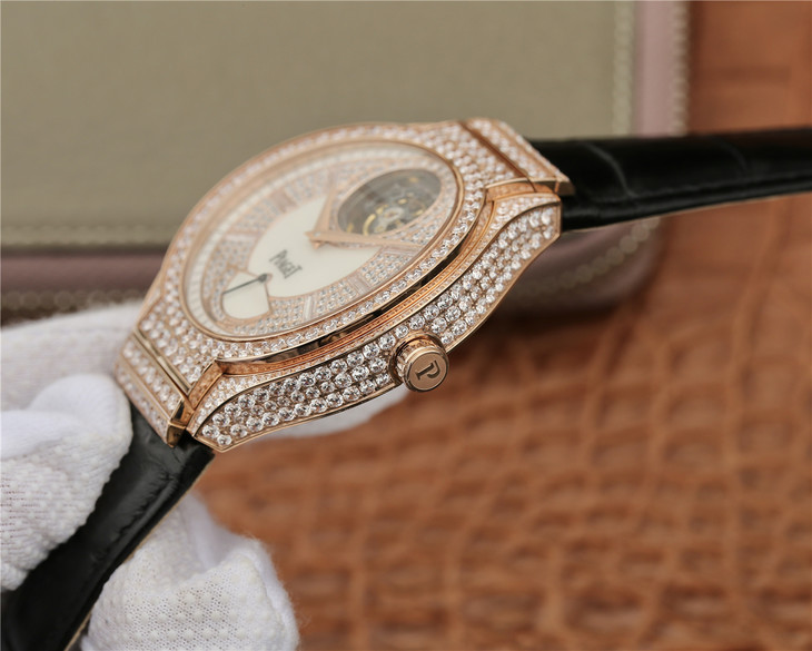 伯爵polo繫列那個廠復刻手錶 R8廠伯爵陀飛輪G0A36149 男士機械錶￥8800-復刻手錶