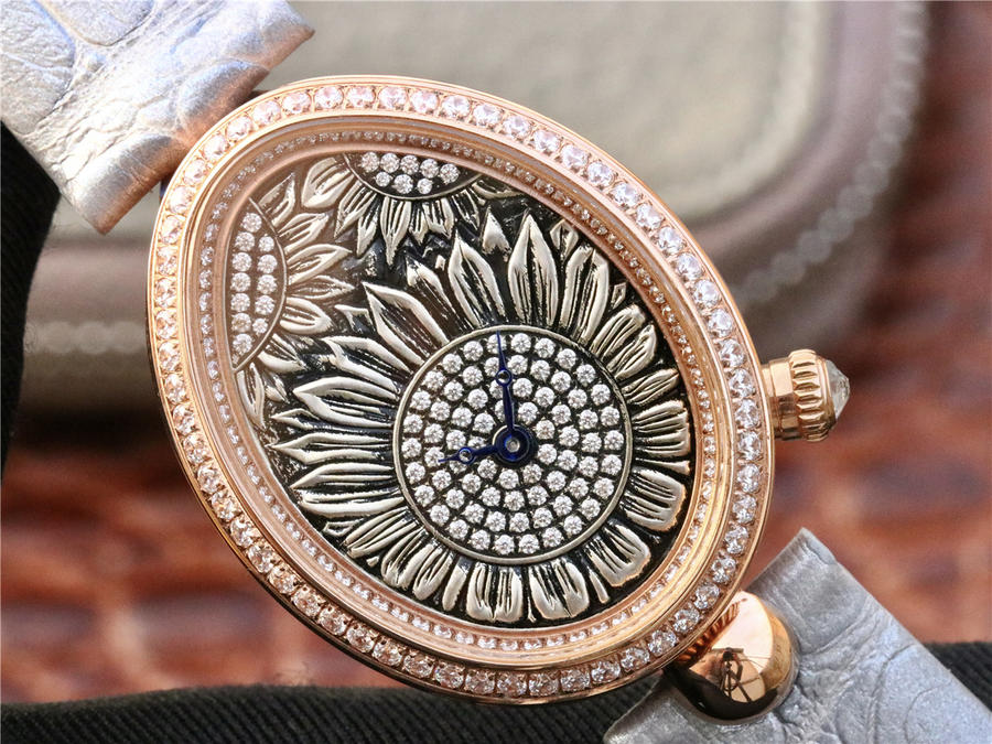 寶璣 那不勒斯皇後 復刻手錶 寶璣那不勒斯玫瑰金女錶￥3480-復刻手錶