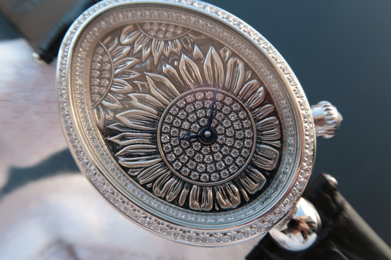 寶璣那不勒斯皇後嚮日葵浮雕復刻手錶 寶璣那不勒斯皇後8958BB/65/974/D00D￥3480-復刻手錶