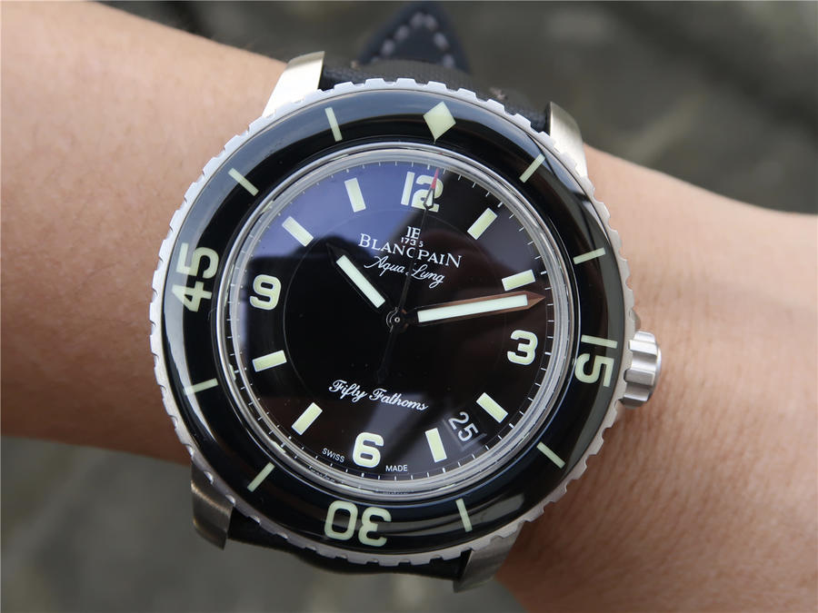 寶珀精仿手錶 ZF寶珀五十噚典藏精品5015C-1130-52B￥4580-復刻手錶
