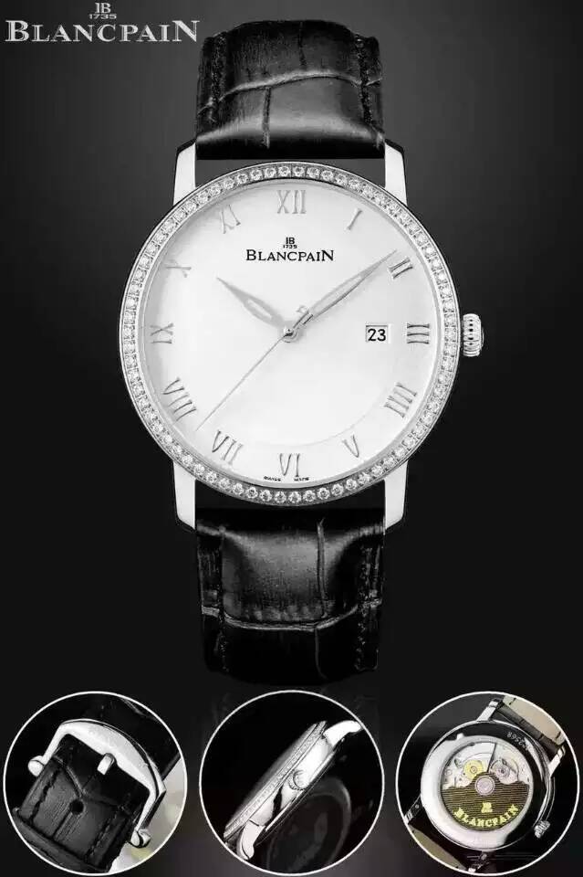 【商務】寶珀Blancpain 經典繫列 6223-1127 男士自動機械錶 商務腕錶￥2980-復刻手錶