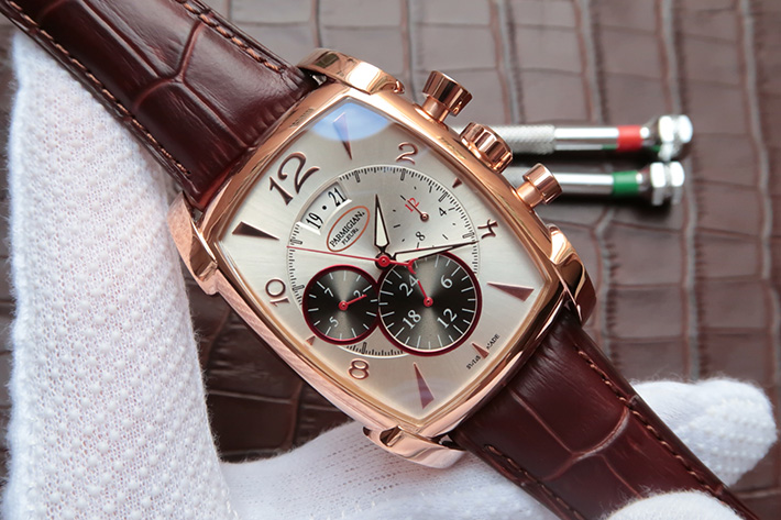 帕瑪強尼(Parmigiani Fleurier)KalpaGraphe繫列PFC128-1000100 HA1441 18K玫瑰金 男士自動機械錶手錶￥3880-<a href=