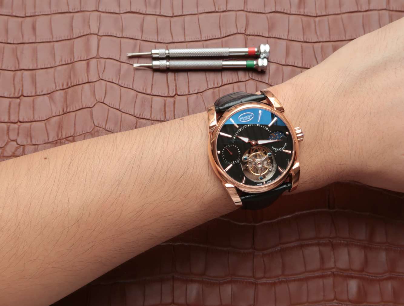 帕瑪強尼仿手錶 BM廠帕瑪強尼真陀飛輪￥6880-復刻手錶