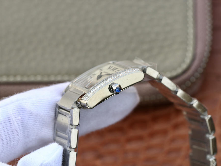 卡地亞手表復刻手表的很真 8848卡地亞法式坦克W4TA0008￥2580-復刻手錶