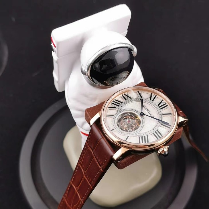 1比1高仿卡地亞陀飛輪手表價格 bbr卡地亞ROTONDE DE CARTIER系列W1556215￥8800-復刻手錶