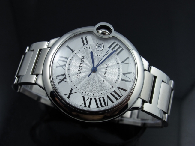 卡地亞Cartier男錶 藍氣球繫列W6920095 鋼帶全自動機械大號款男士手錶 瑞士機芯￥2880 -復刻手錶