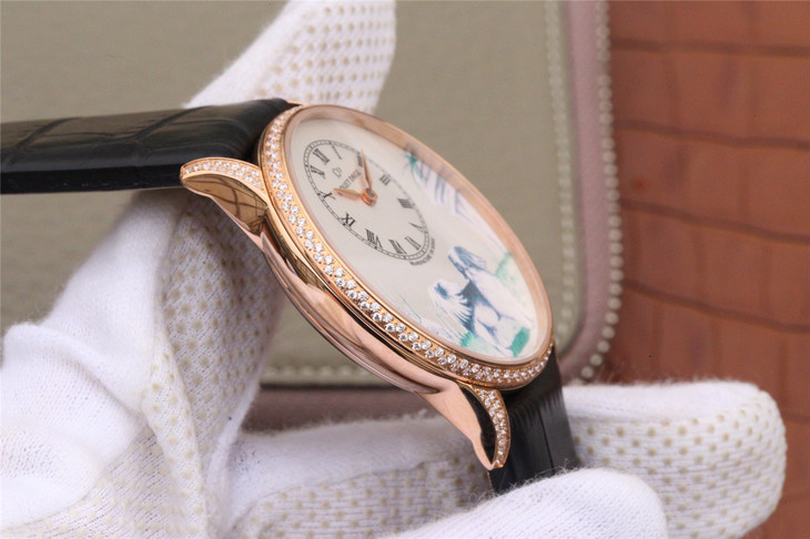 雅克德羅琺瑯復刻手錶 TW廠雅克德羅V2版藝術工坊繫列005013219￥3180-復刻手錶