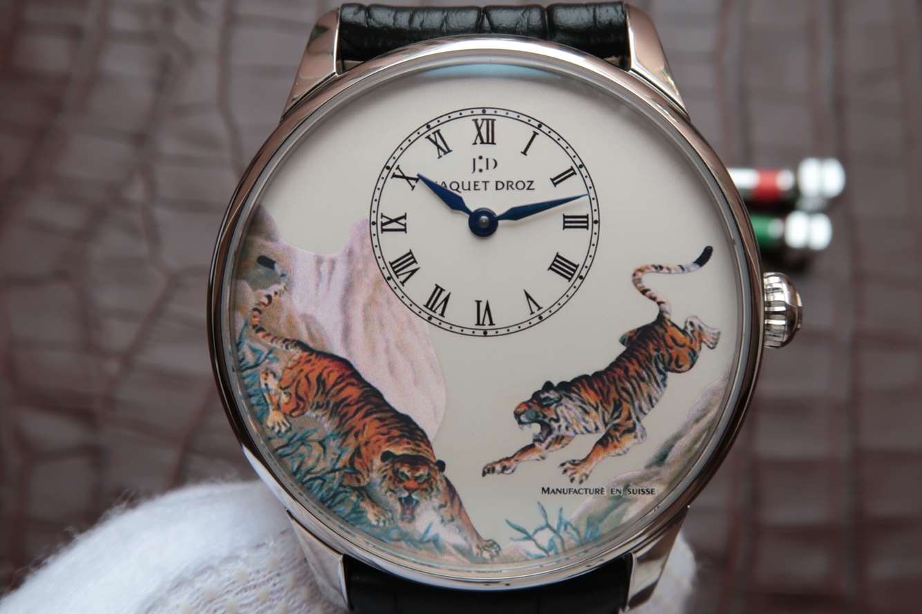 復刻手錶雅克德羅手錶 TW廠復刻手錶雅克藝術工坊繫列J005033222猛虎下山￥3180-復刻手錶