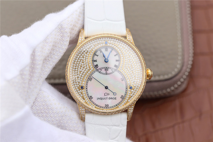 雅克德羅手錶蝴蝶復刻手錶 雅克德羅大秒針繫列亅亅J014013226腕錶￥3480-復刻手錶