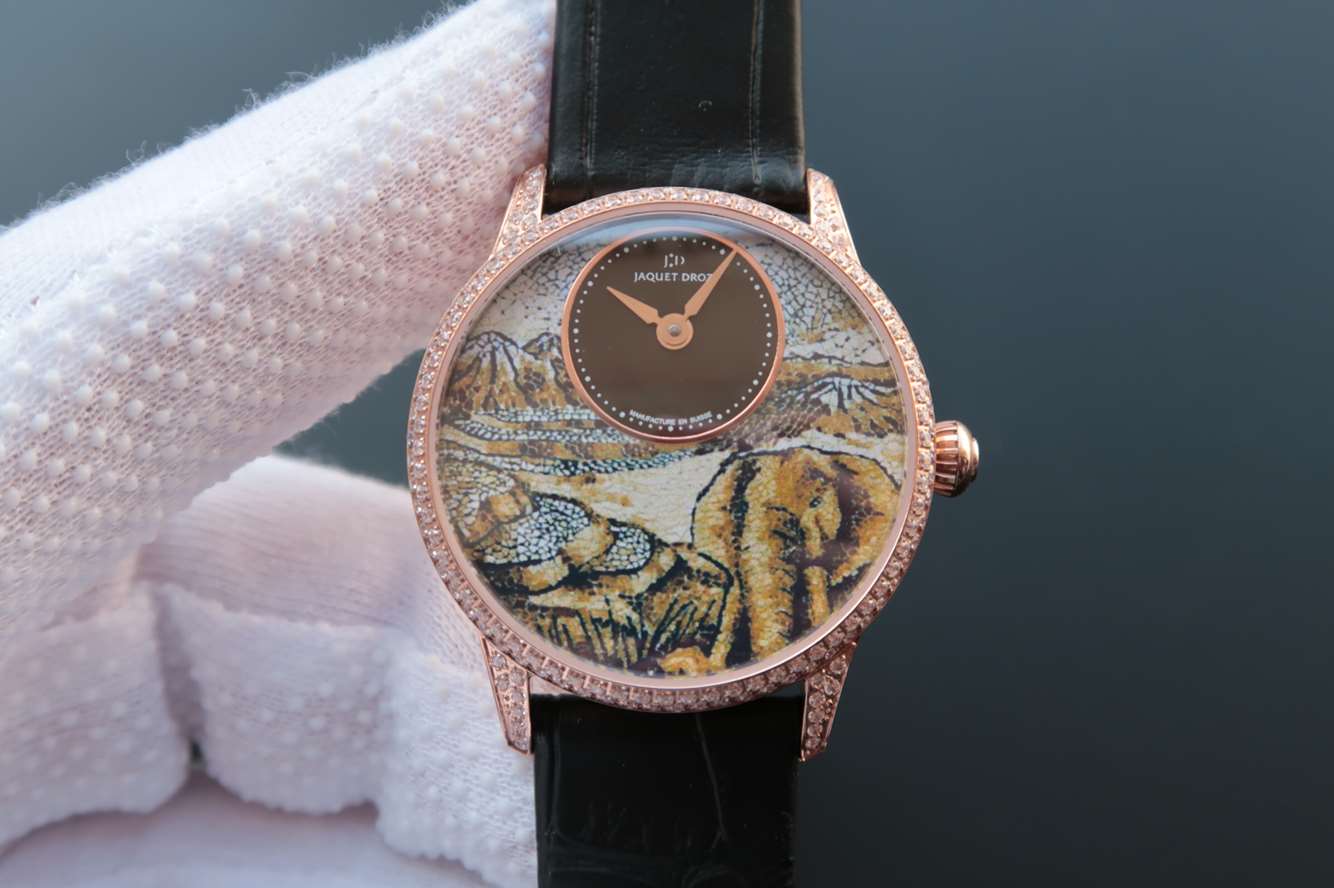 雅克德羅大秒針復刻手錶 TW廠雅克德羅【女神】腕錶 錶裏如一 獨具匠心￥3180-復刻手錶