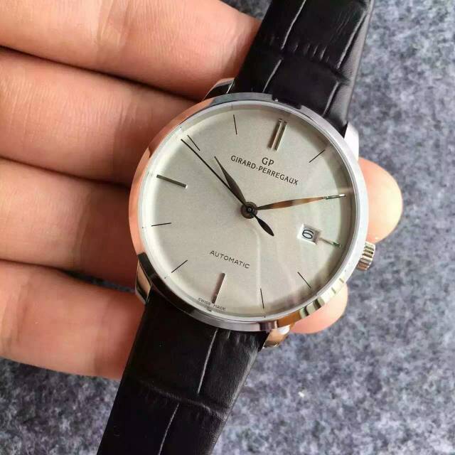 瑞士芝柏(Girard-Perregaux) 49525D-52A-1A1-BK6A 白鋼 男士自動機械表￥2880-復刻手錶
