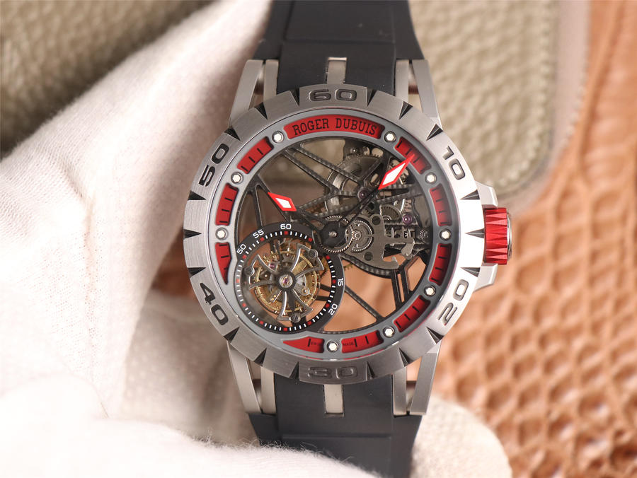 JB廠復刻手錶羅傑杜彼 縷空陀飛輪 RDDBEX0479 繫列￥8800-復刻手錶